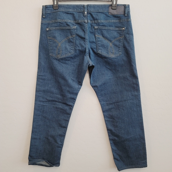 Calvin Klein Jeans Slim Fit Denim Jeans Size 38x32 - Picture 3 of 14